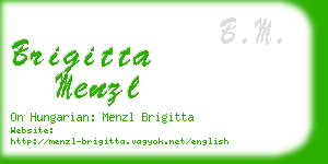 brigitta menzl business card